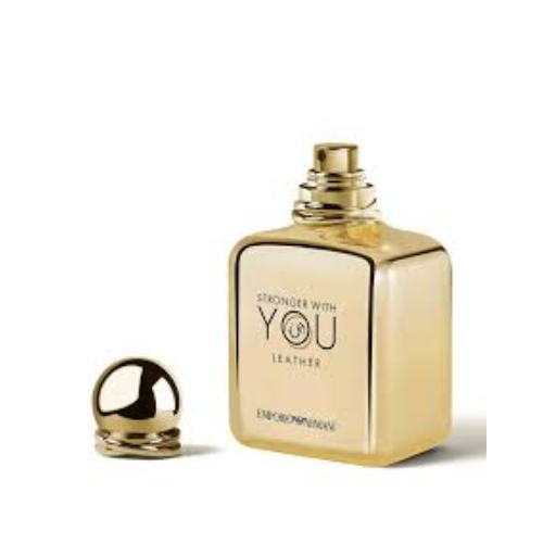 Armani stronger with you leather 100 ml for men